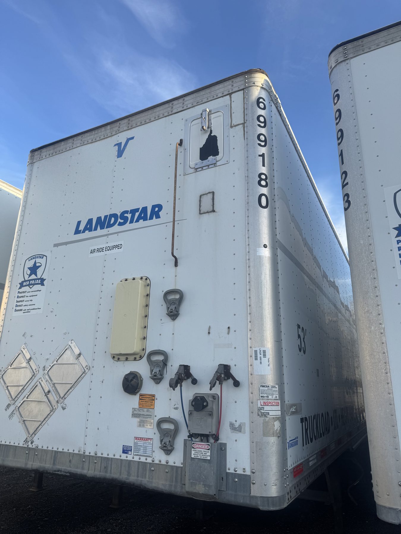 2017 Vanguard 53' Dry Van